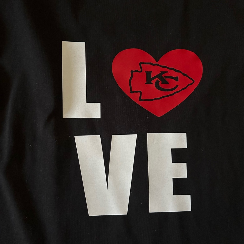 Kids Black and Red Love Tee